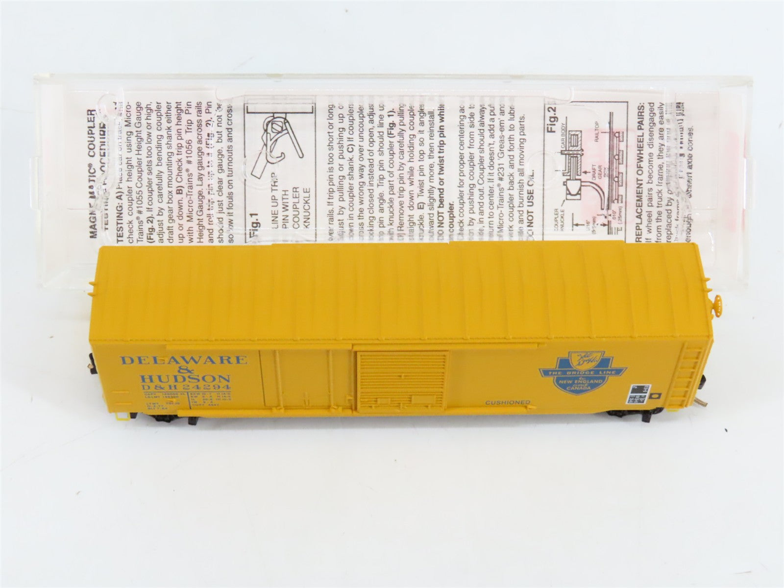 N Scale Micro-Trains MTL 76020 D&H Delaware & Hudson 50' Box Car 24294 RTR