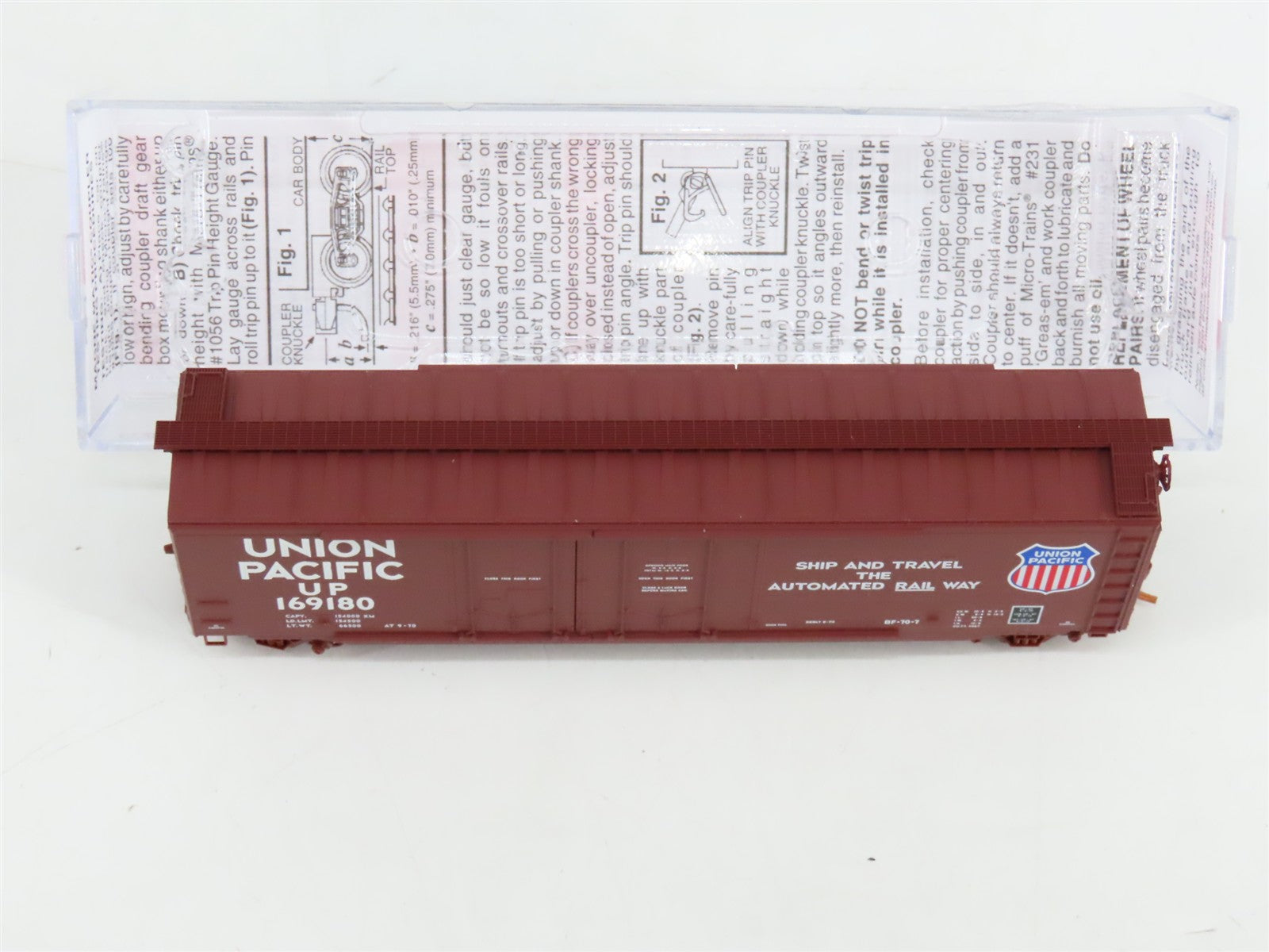 N Scale Micro-Trains MTL 03600030 Union Pacific 50' Double Plug Door Box Car RTR