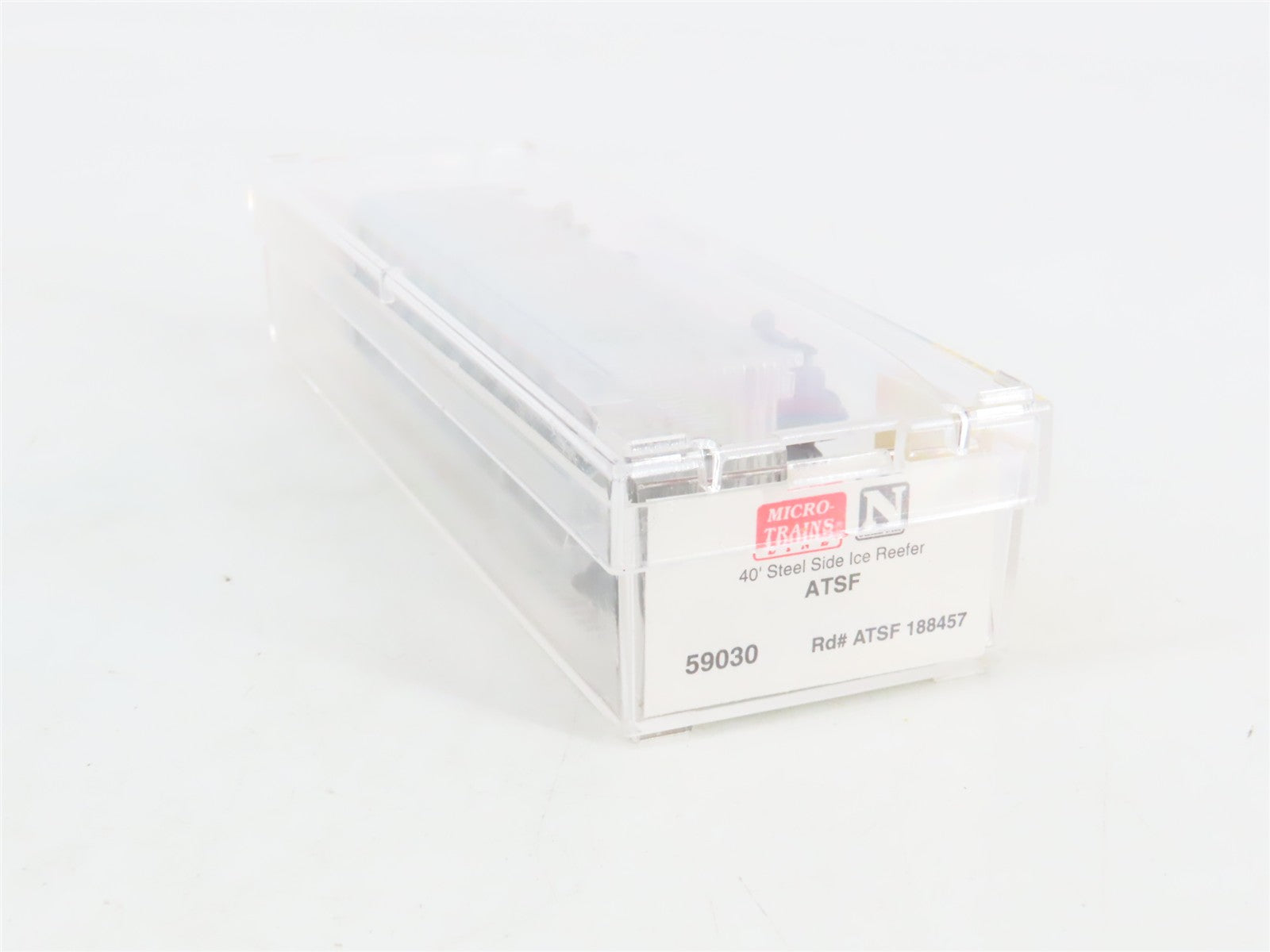 N Scale Micro-Trains MTL 59030 ATSF Santa Fe 40' Reefer 188457 RTR