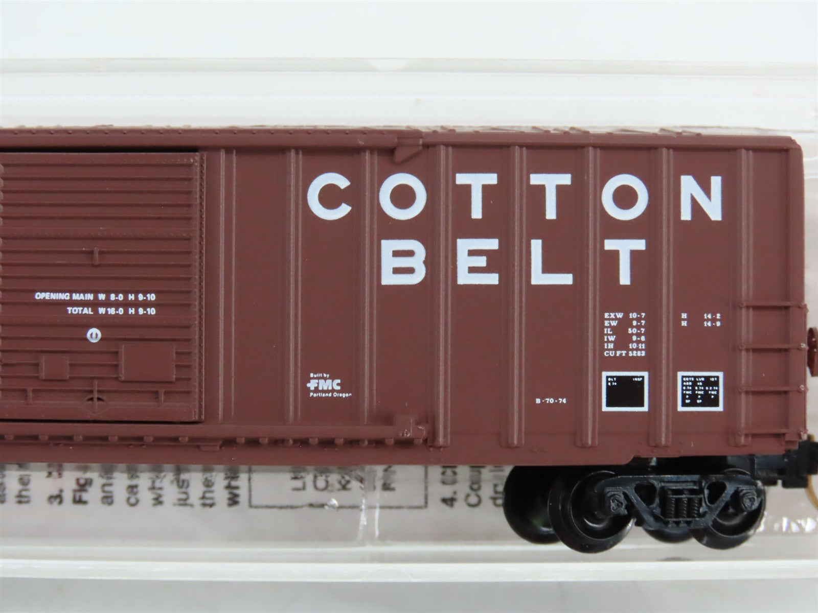 N Scale Micro-Trains MTL 30060 SSW Cotton Belt 50' Box Car 67317 RTR