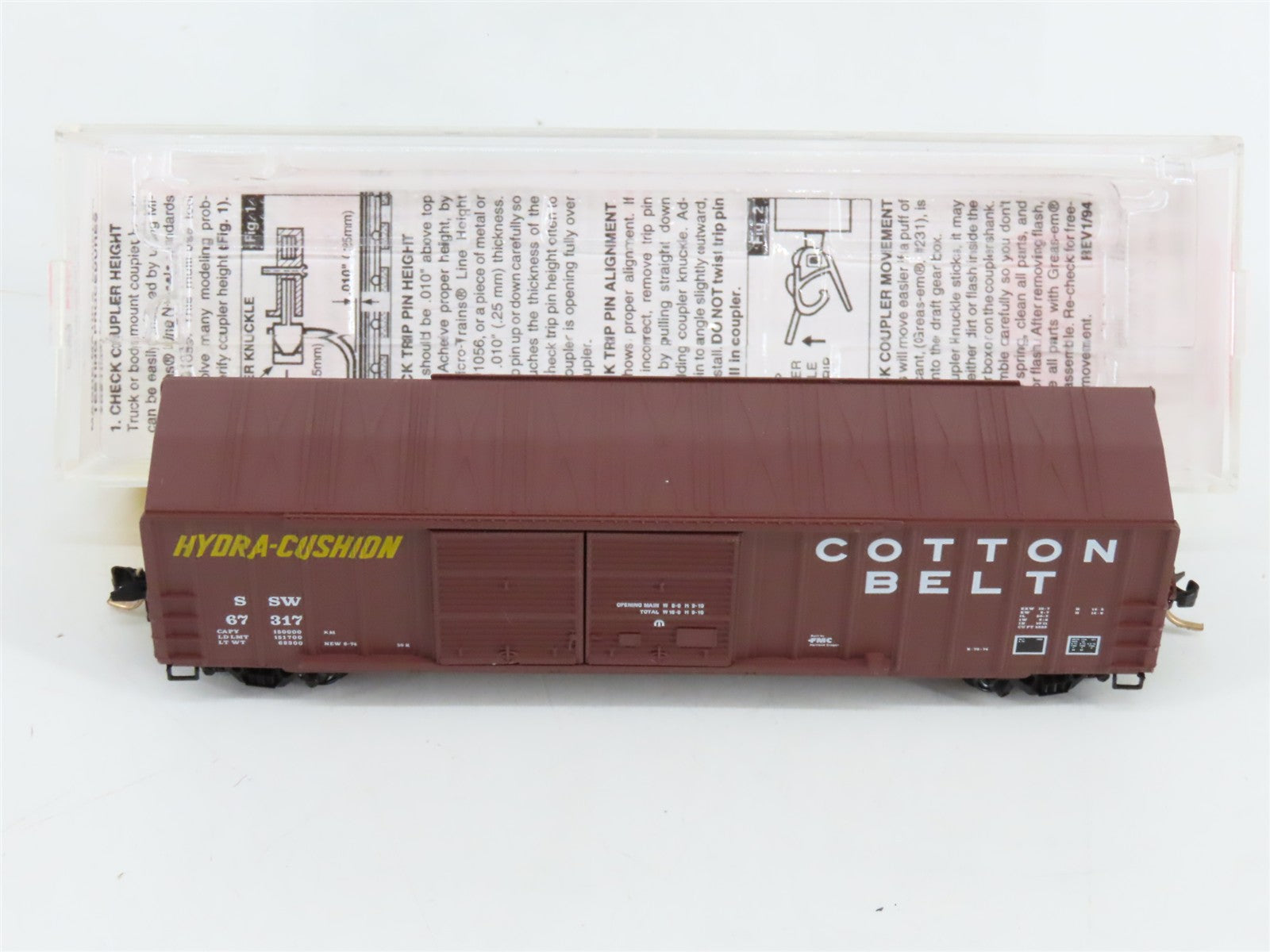 N Scale Micro-Trains MTL 30060 SSW Cotton Belt 50' Box Car 67317 RTR