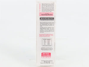 N Scale Micro-Trains MTL 92110 MRL Montana Rail Link 2-Bay Covered Hopper RTR