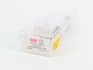 N Scale Micro-Trains MTL 92110 MRL Montana Rail Link 2-Bay Covered Hopper RTR