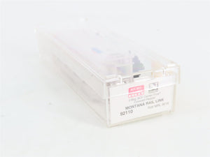 N Scale Micro-Trains MTL 92110 MRL Montana Rail Link 2-Bay Covered Hopper RTR