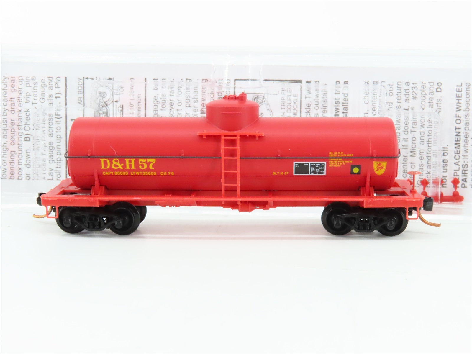 N Micro-Trains MTL 06500650 D&H Delaware & Hudson 39' Single Dome Tank Car 57