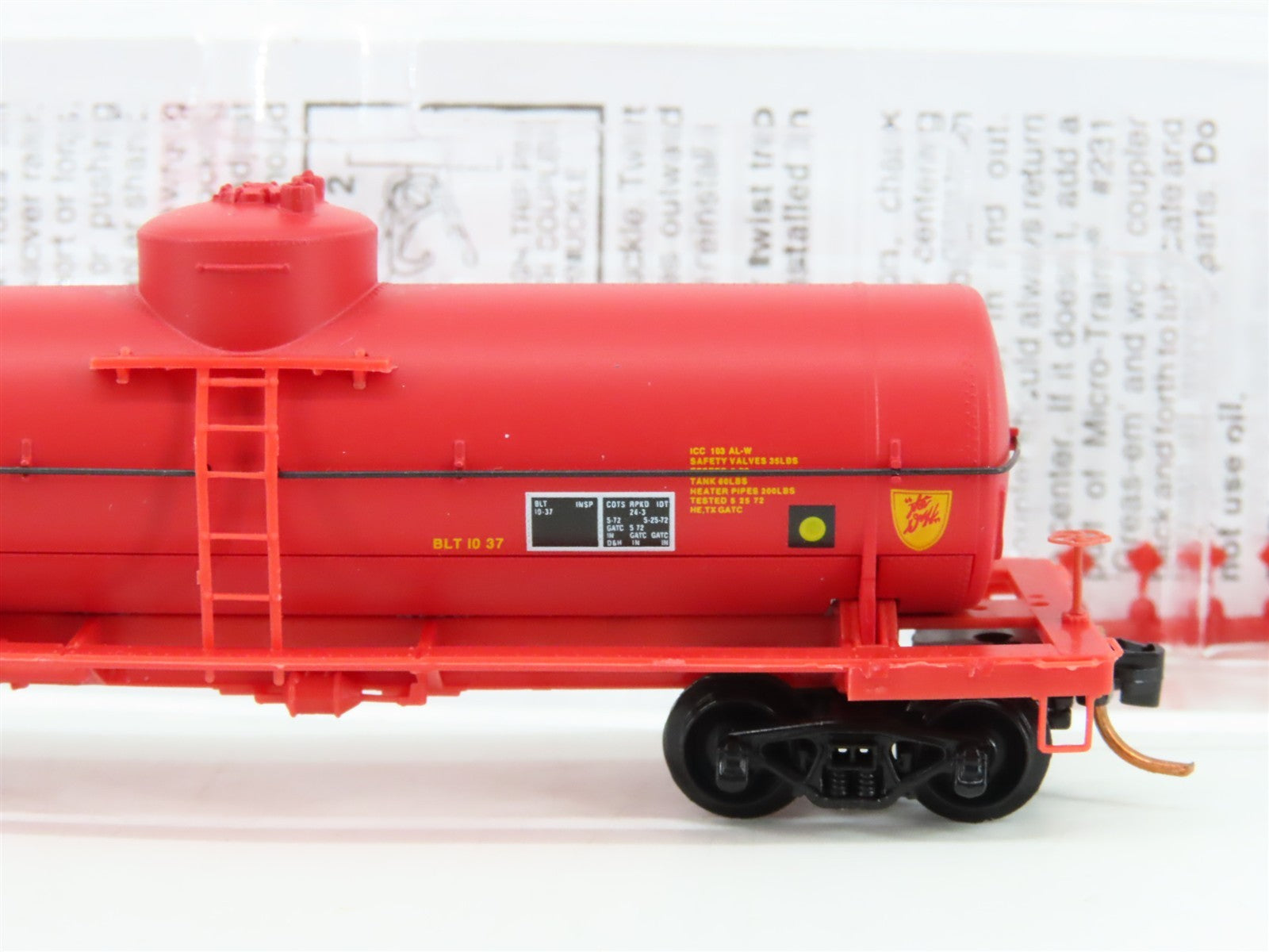 N Micro-Trains MTL 06500650 D&H Delaware & Hudson 39' Single Dome Tank Car 57