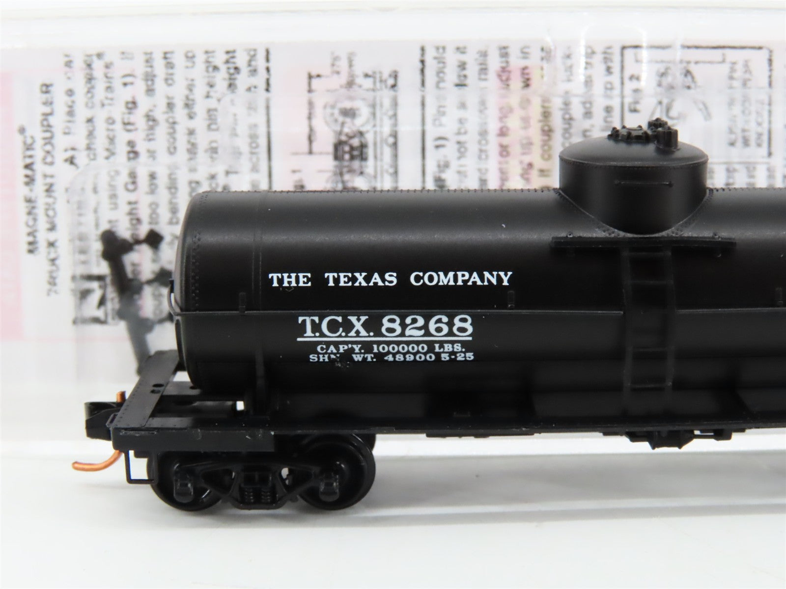 N Scale Micro-Trains MTL 06500682 TCX Texaco 39' Single Dome Tank Car 8268 RTR