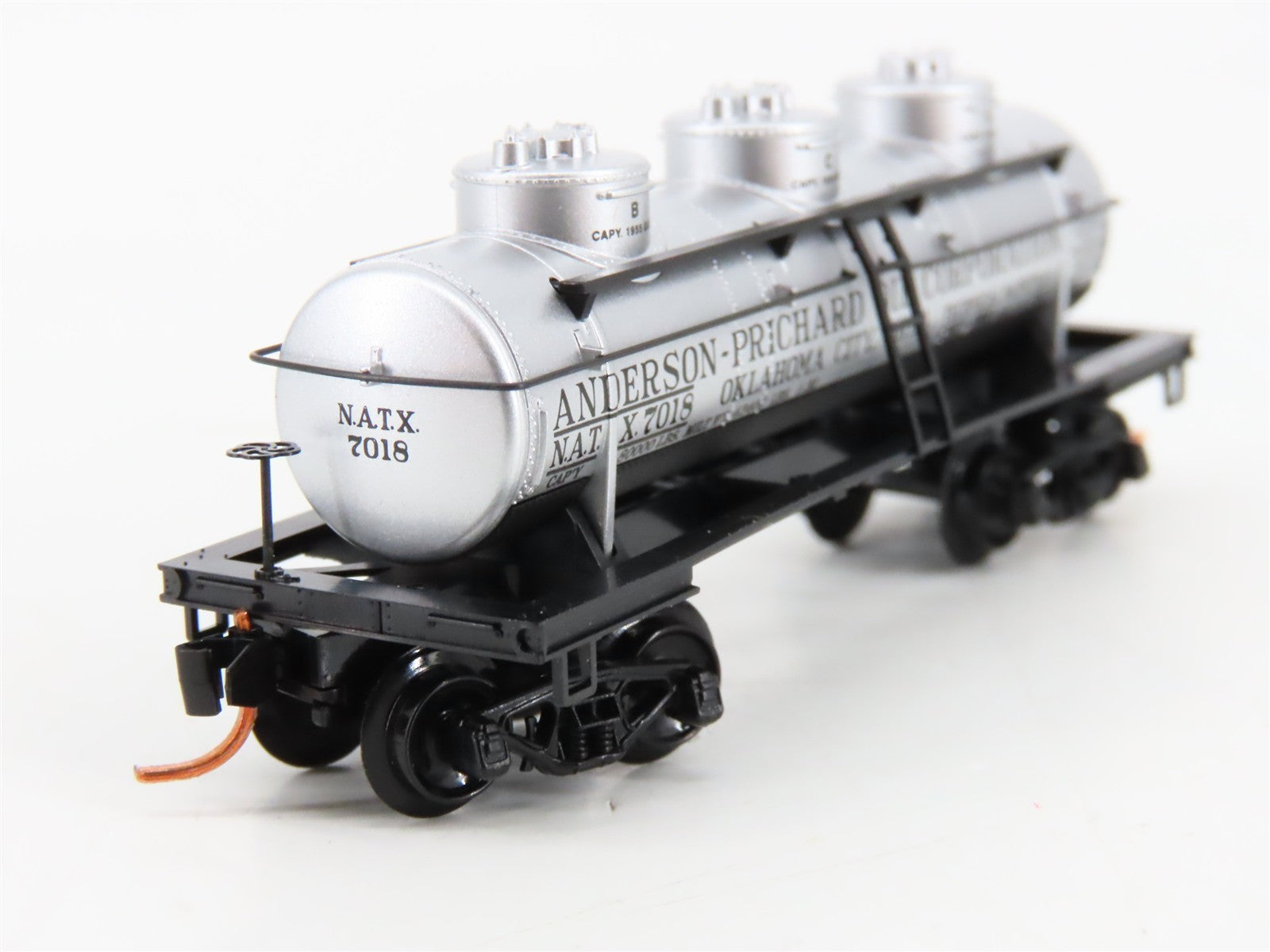 N Scale Micro-Trains MTL 06600020 NATX Anderson-Pritchard 3-Dome Tank Car 7018