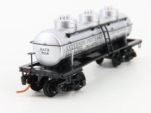N Scale Micro-Trains MTL 06600020 NATX Anderson-Pritchard 3-Dome Tank Car 7018