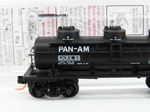 N Scale Micro-Trains MTL 06600030 SHPX Pan-Am Oils 3-Dome Tank Car 66 RTR