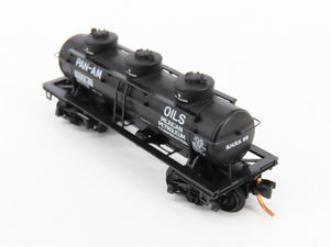 N Scale Micro-Trains MTL 06600030 SHPX Pan-Am Oils 3-Dome Tank Car 66 RTR