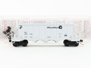 N Scale Micro-Trains MTL 12500031 CR Conrail 3-Bay Ortner Hopper 493132 RTR