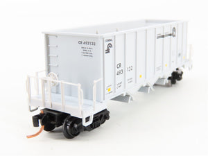 N Scale Micro-Trains MTL 12500031 CR Conrail 3-Bay Ortner Hopper 493132 RTR