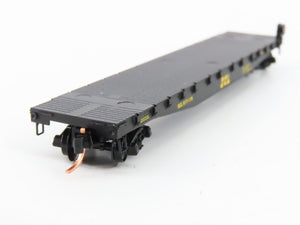 N Scale Micro-Trains MTL 45170 SCL Seaboard Coast Line 50' Flat Car 677176 RTR