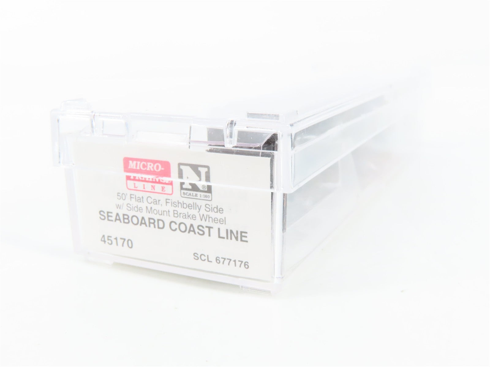 N Scale Micro-Trains MTL 45170 SCL Seaboard Coast Line 50' Flat Car 677176 RTR
