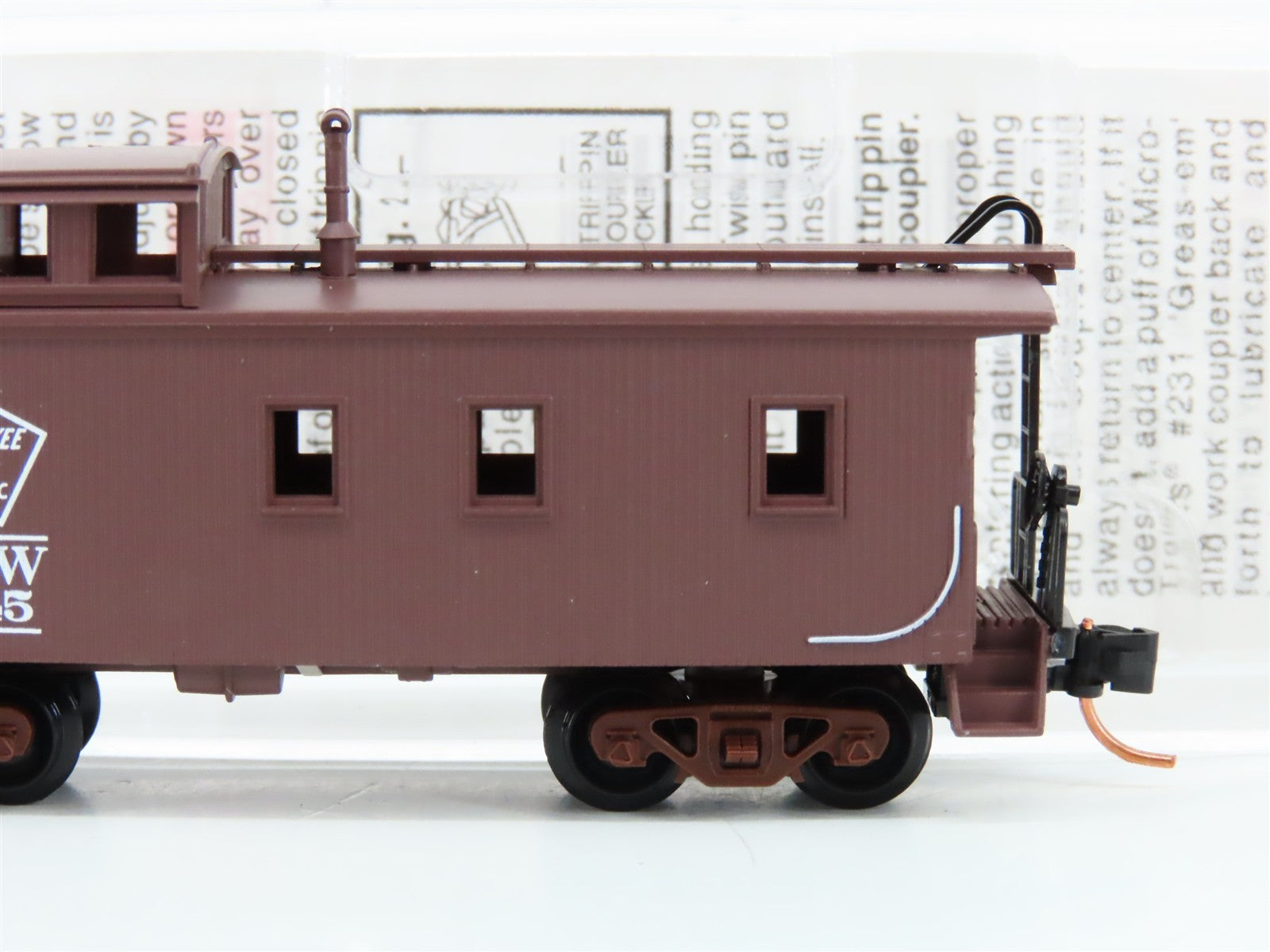 N Scale Micro-Trains MTL 51230 CMStP&P MILW Milwaukee Road 34' Caboose 0345 RTR