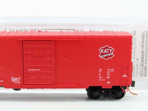 N Scale Micro-Trains MTL 24320 MKT Katy 40' Single Door Box Car 6696 RTR