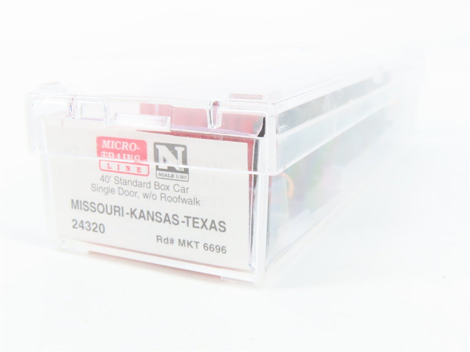 N Scale Micro-Trains MTL 24320 MKT Katy 40' Single Door Box Car 6696 RTR