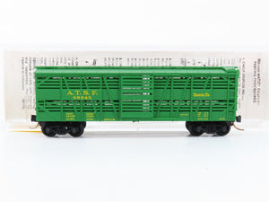 N Scale Micro-Trains MTL 35070 ATSF Santa Fe 40' Stock/Cattle Car 68845 RTR
