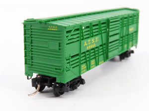 N Scale Micro-Trains MTL 35070 ATSF Santa Fe 40' Stock/Cattle Car 68845 RTR