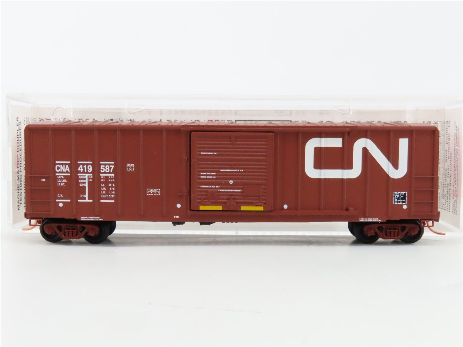N Scale Micro-Trains MTL 25650 CNA Canadian National 50' Box Car 419587 RTR