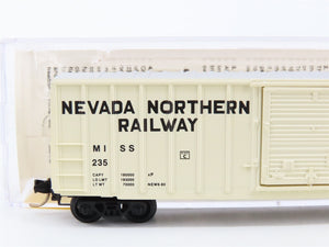 N Scale Micro-Trains MTL 25510 MISS Nevada Northern Ely Route 50' Boxcar 235 RTR