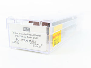 N Scale Micro-Trains MTL 49350 URTC PuriTan Malt 40' Wood Reefer 40636 RTR