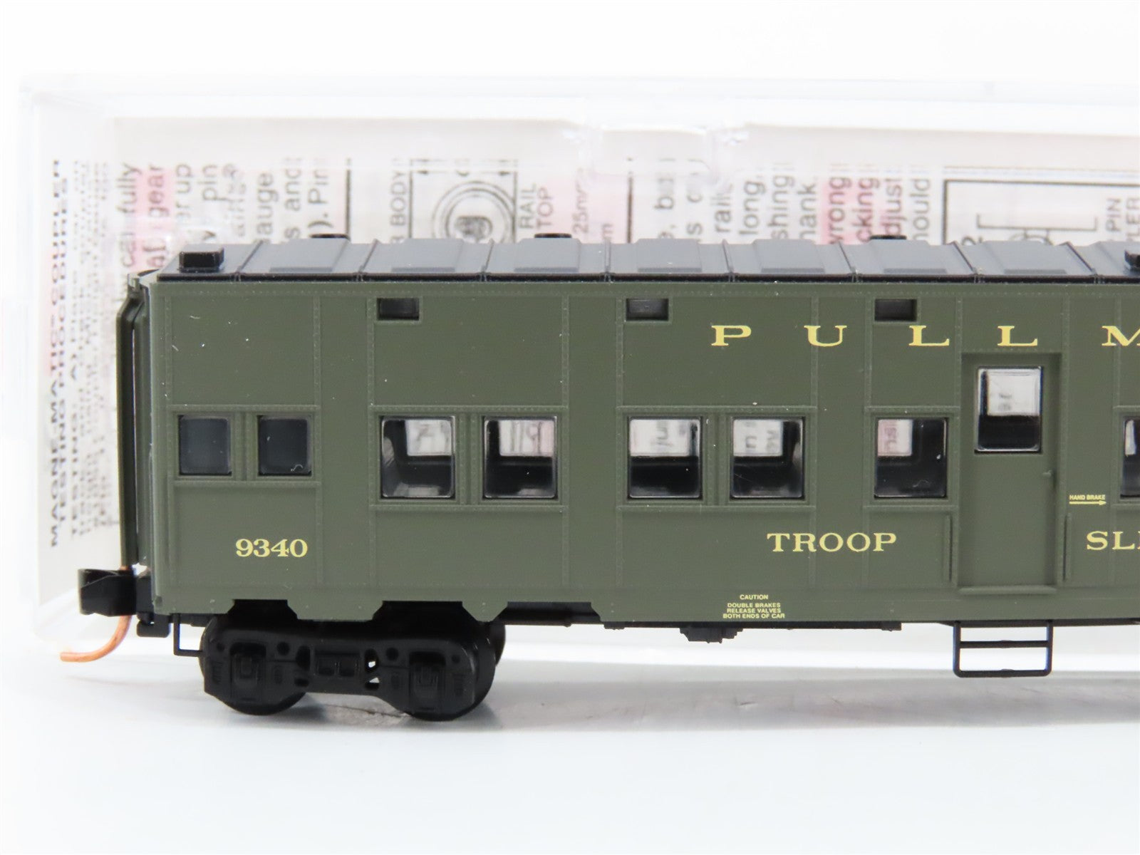 N Scale Micro-Trains MTL 116010.5 US Office Of Defense 50' Troop Sleeper 9340
