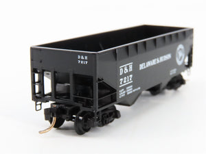 N Scale Micro-Trains MTL 55170 D&H Delaware & Hudson 33' 2-Bay Hopper 7217 RTR