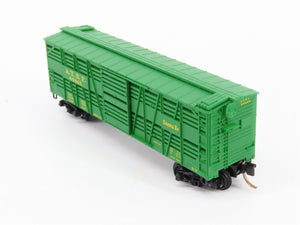 N Scale Micro-Trains MTL 35070 ATSF Santa Fe 40' Stock/Cattle Car 68845 RTR
