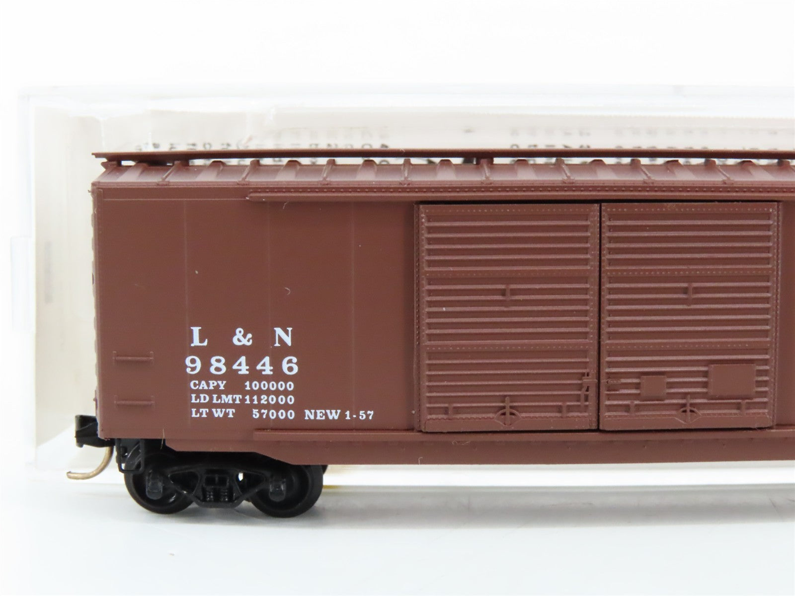 N Scale Micro-Trains MTL 34100 L&N Louisville & Nashville 50' Box Car 98446 RTR