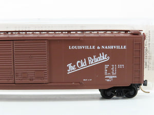 N Scale Micro-Trains MTL 34100 L&N Louisville & Nashville 50' Box Car 98446 RTR