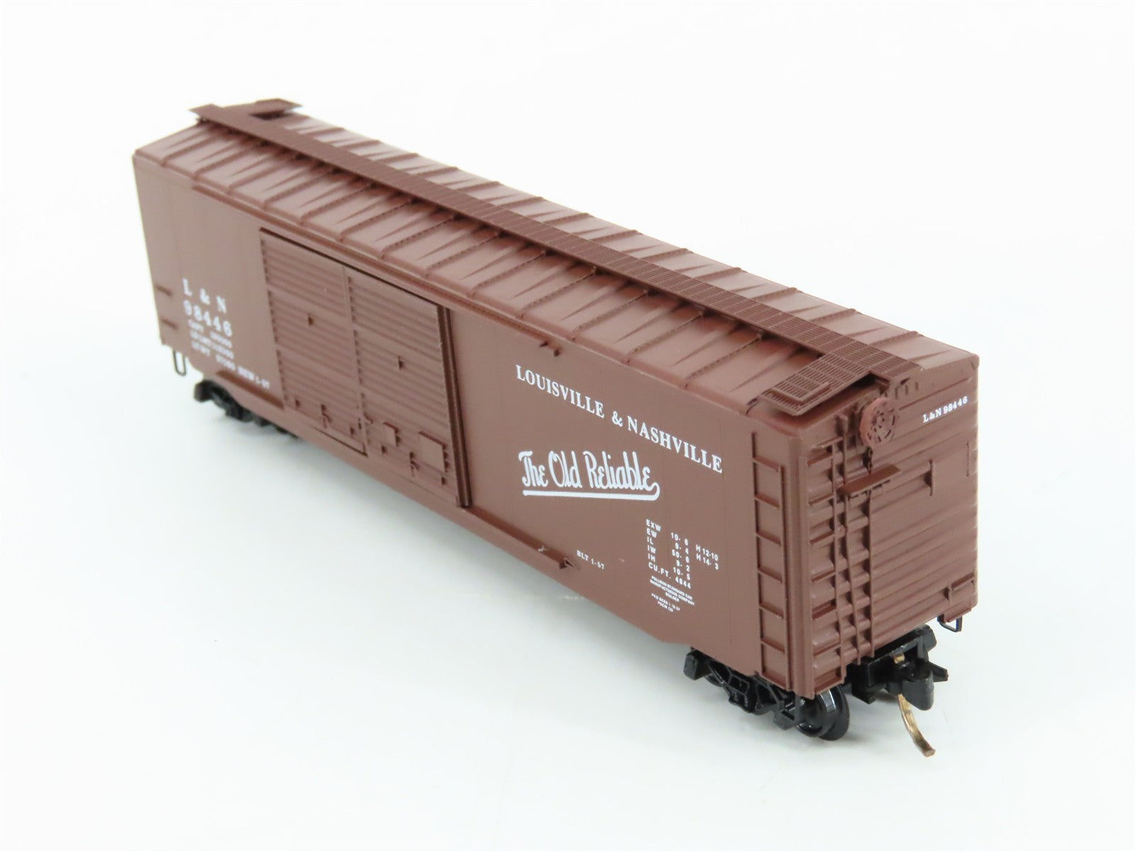 N Scale Micro-Trains MTL 34100 L&N Louisville & Nashville 50' Box Car 98446 RTR