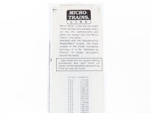 N Micro-Trains MTL 39110 NYC&HR New York Central Lines 40' Box Car 94283 RTR