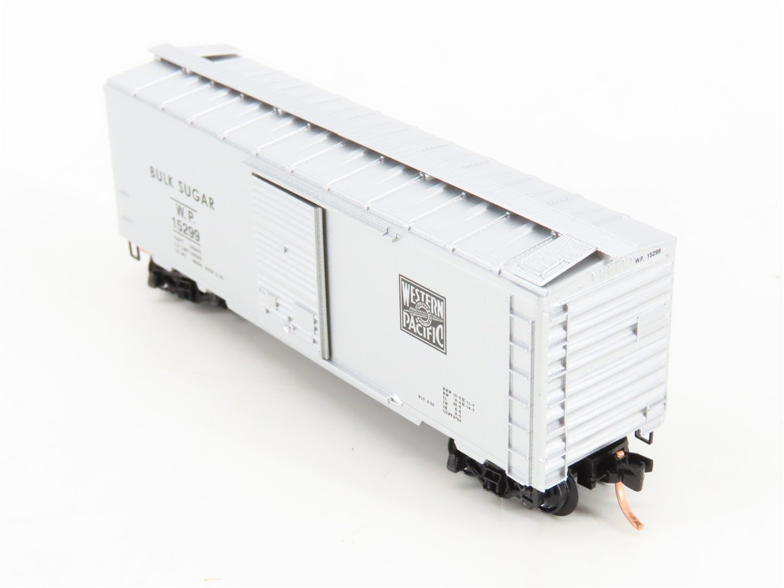 N Micro-Trains MTL 20076 WP Feather River Route Bulk Sugar 40' Box Car 15299