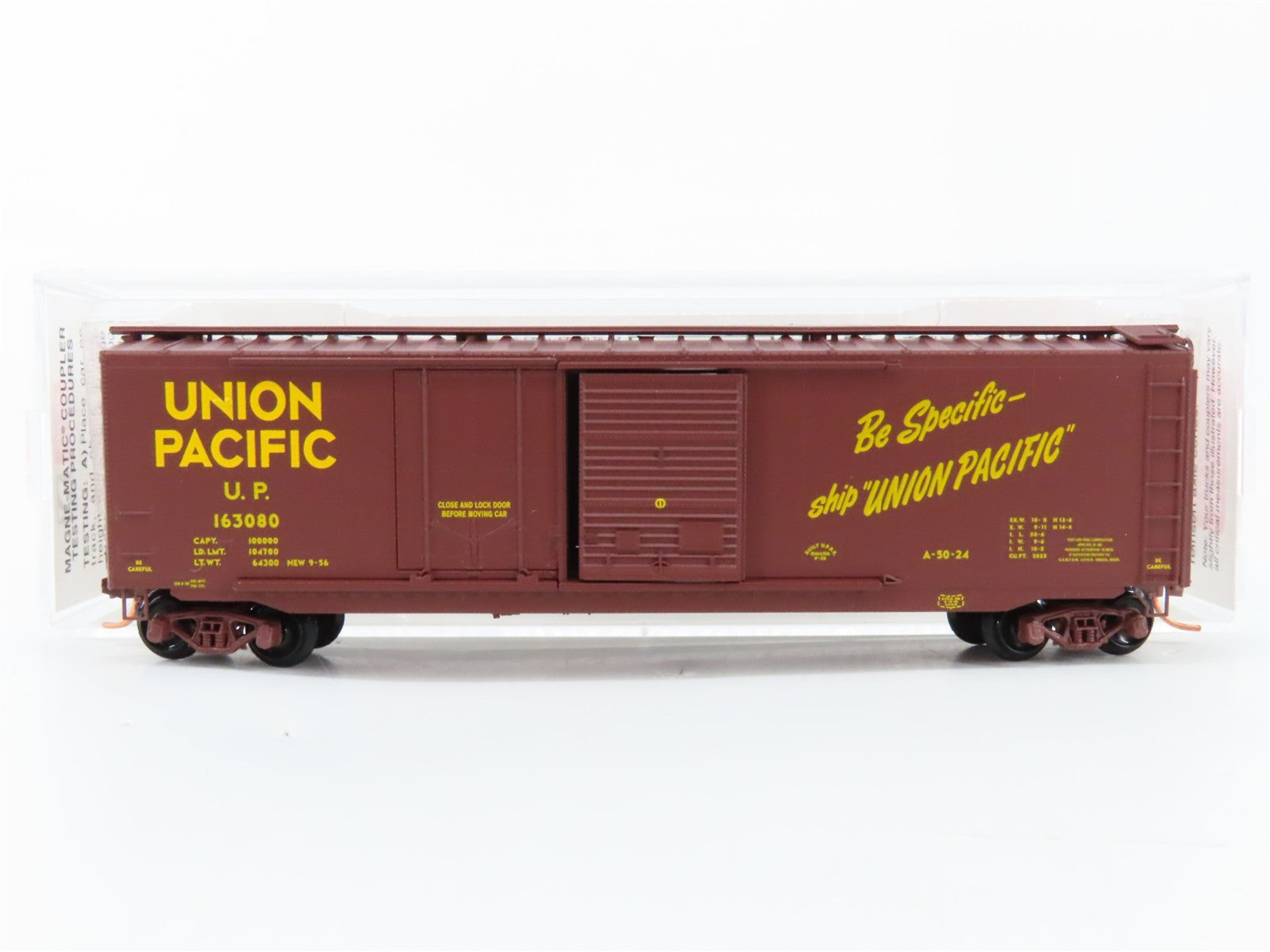 N Scale Micro-Trains MTL 33150 UP Union Pacific 50' Box Car 163080 RTR