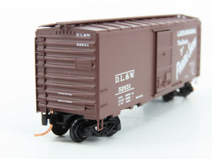N Scale Micro-Trains MTL 20667 DL&W Lackawanna Phoebe Snow 40' Box Car 52831 RTR