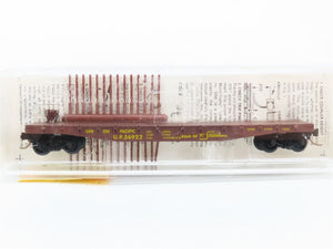 N Scale Micro-Trains MTL 45050 UP Union Pacific 50' Flat Car 56922 RTR