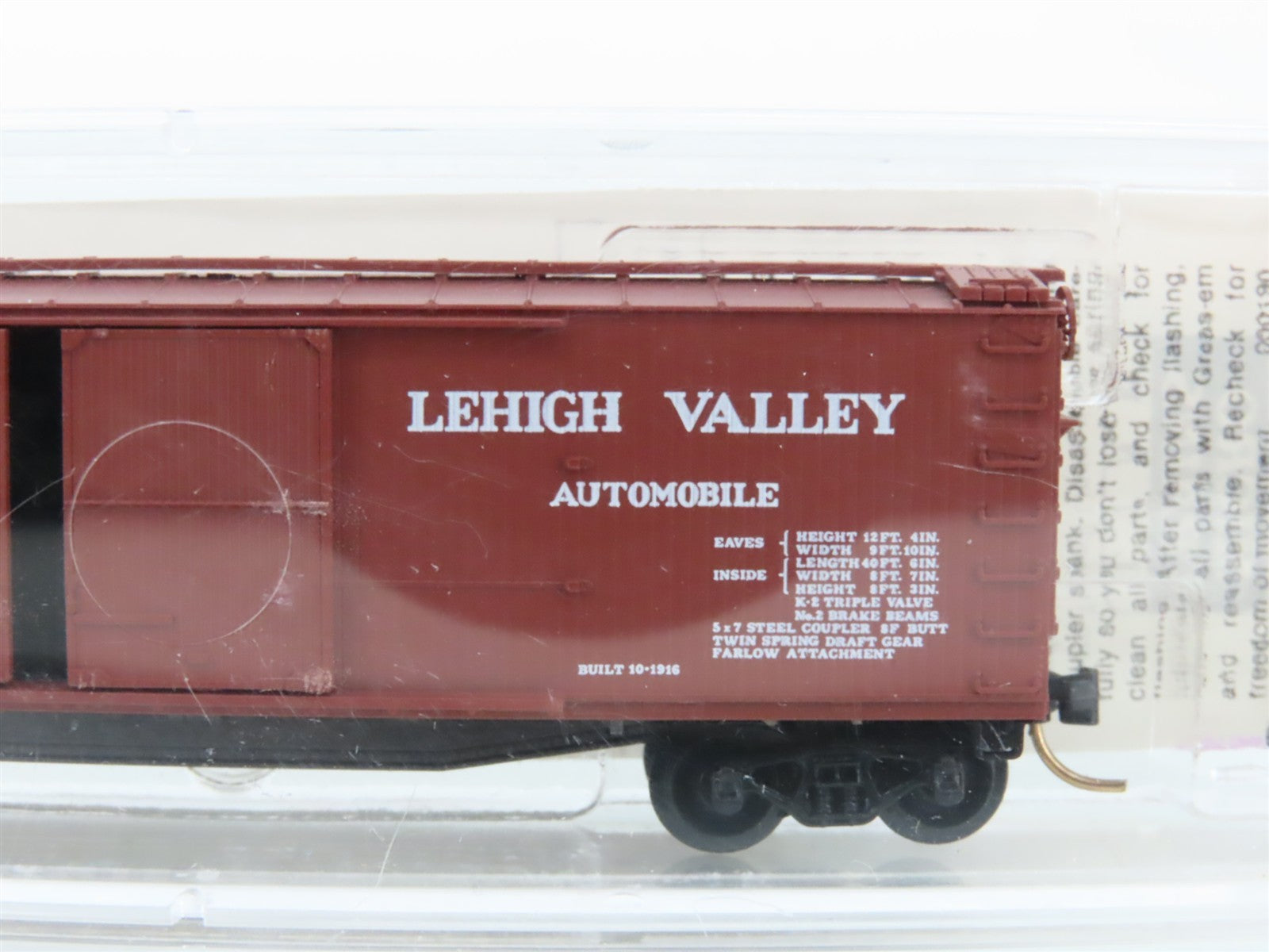 N Scale Micro-Trains MTL 43050 LV Lehigh Valley 40' Automobile Box Car 79006 RTR