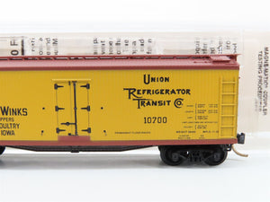 N Scale Micro-Trains MTL 49380 URTC Wescott & Winks 40' Reefer 10700 RTR