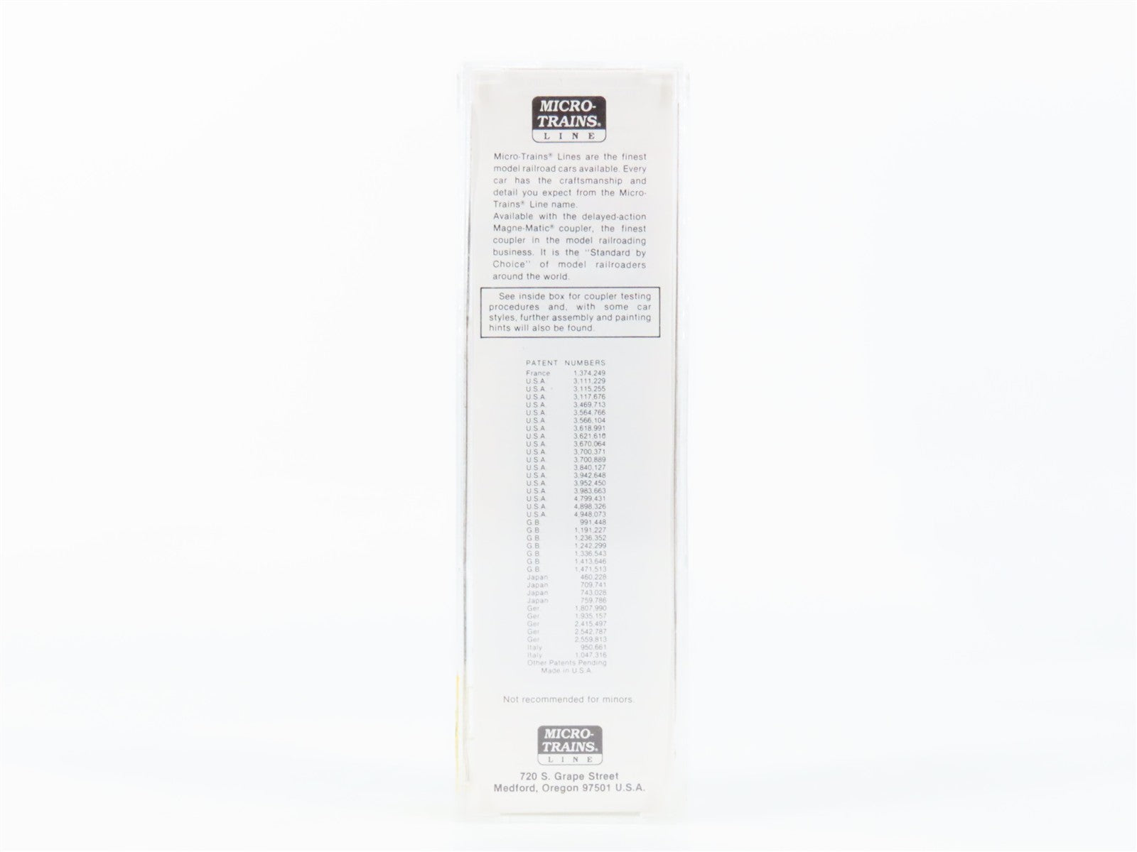 N Scale Micro-Trains MTL 20106 WIF West India Fruit & Steamship 40' Box Car 344