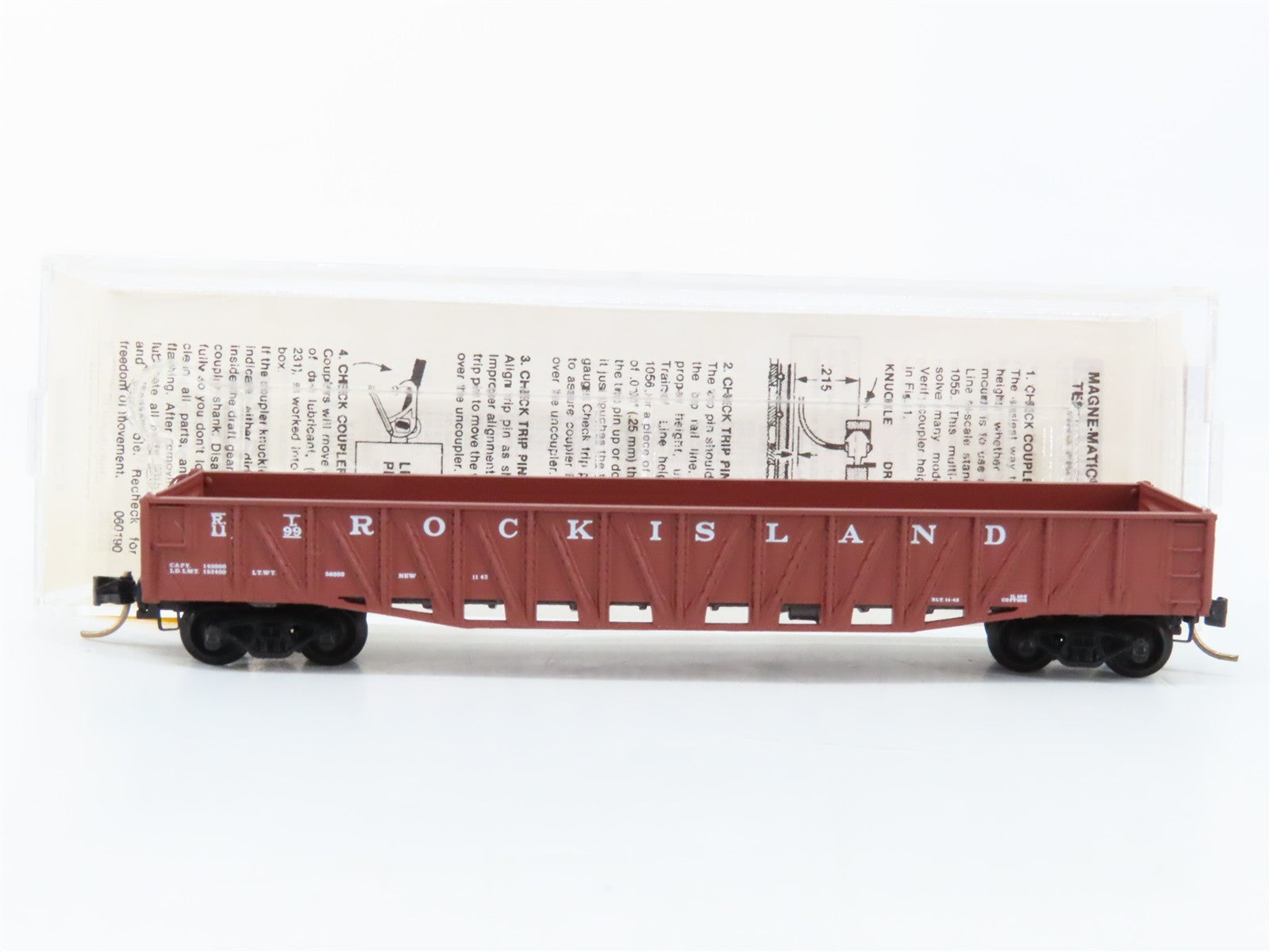 N Scale Micro-Trains MTL 62040 RI Rock Island 50' Composite Gondola 1199 RTR