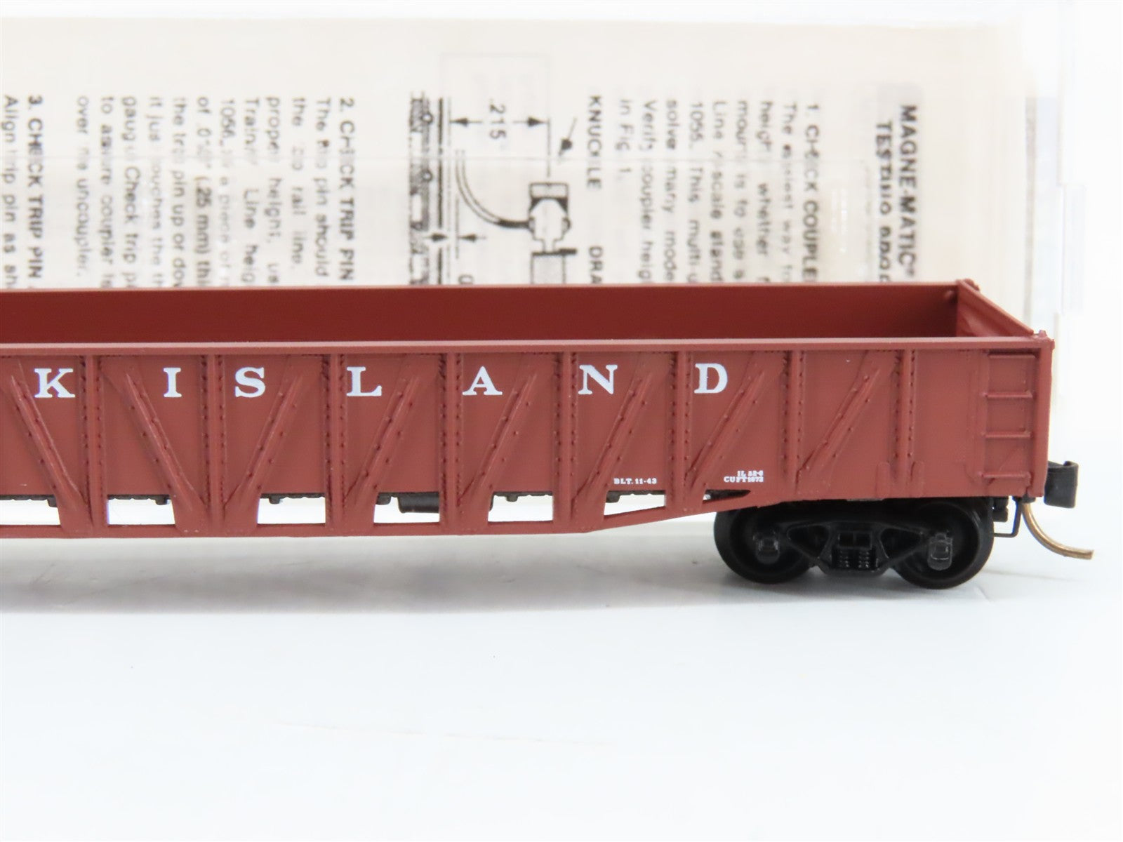 N Scale Micro-Trains MTL 62040 RI Rock Island 50' Composite Gondola 1199 RTR