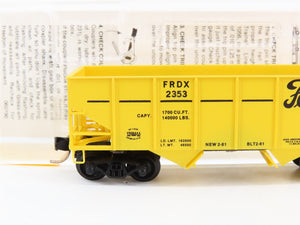 N Scale Micro-Trains MTL 56020 FRDX Ford 33' 2-Bay Rib Side Open Hopper 2353 RTR