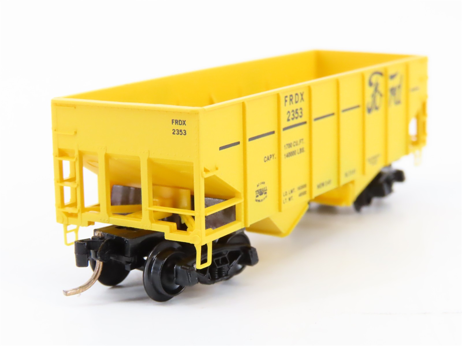 N Scale Micro-Trains MTL 56020 FRDX Ford 33' 2-Bay Rib Side Open Hopper 2353 RTR