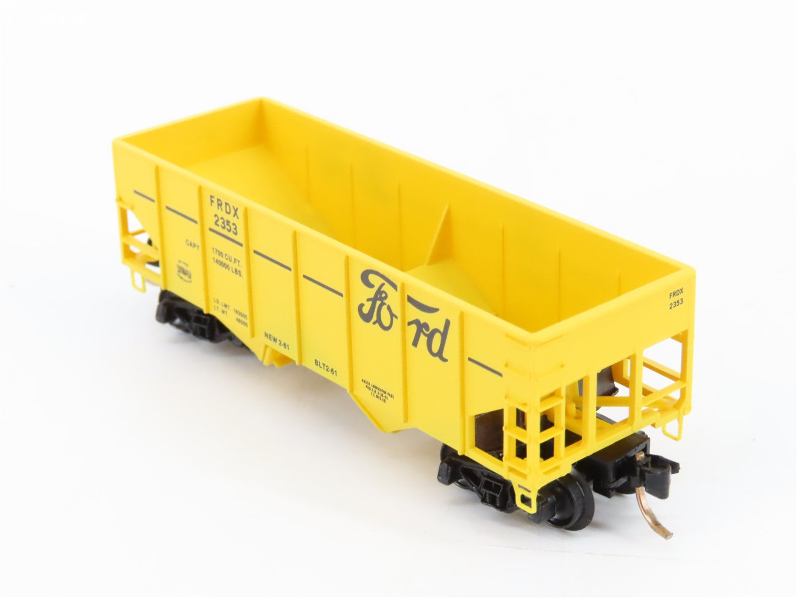 N Scale Micro-Trains MTL 56020 FRDX Ford 33' 2-Bay Rib Side Open Hopper 2353 RTR