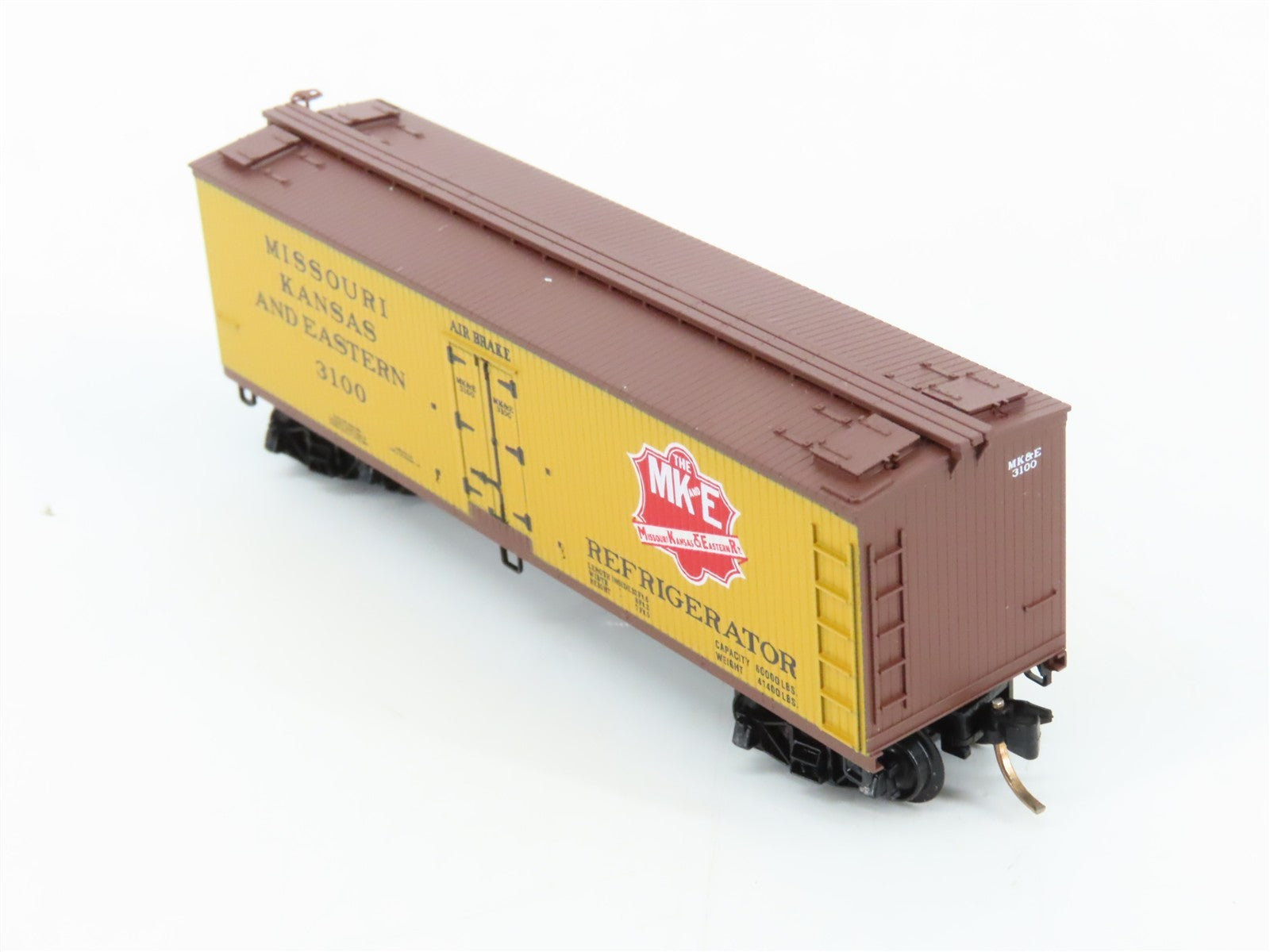 N Scale Micro-Trains MTL 49360 MK&E Missouri, Kansas & Eastern 40' Reefer 3100