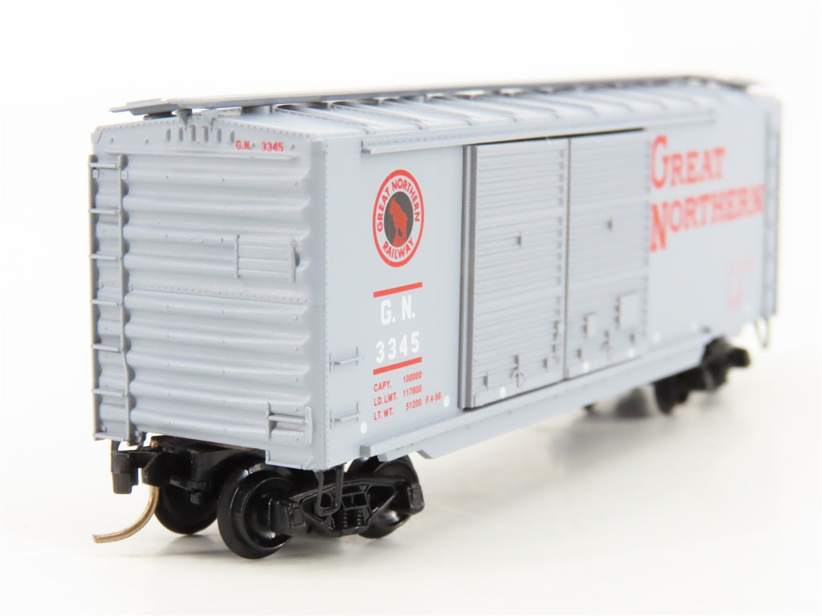 N Scale Micro-Trains MTL 23180 GN Great Northern 40' Double Door Boxcar 3345 RTR