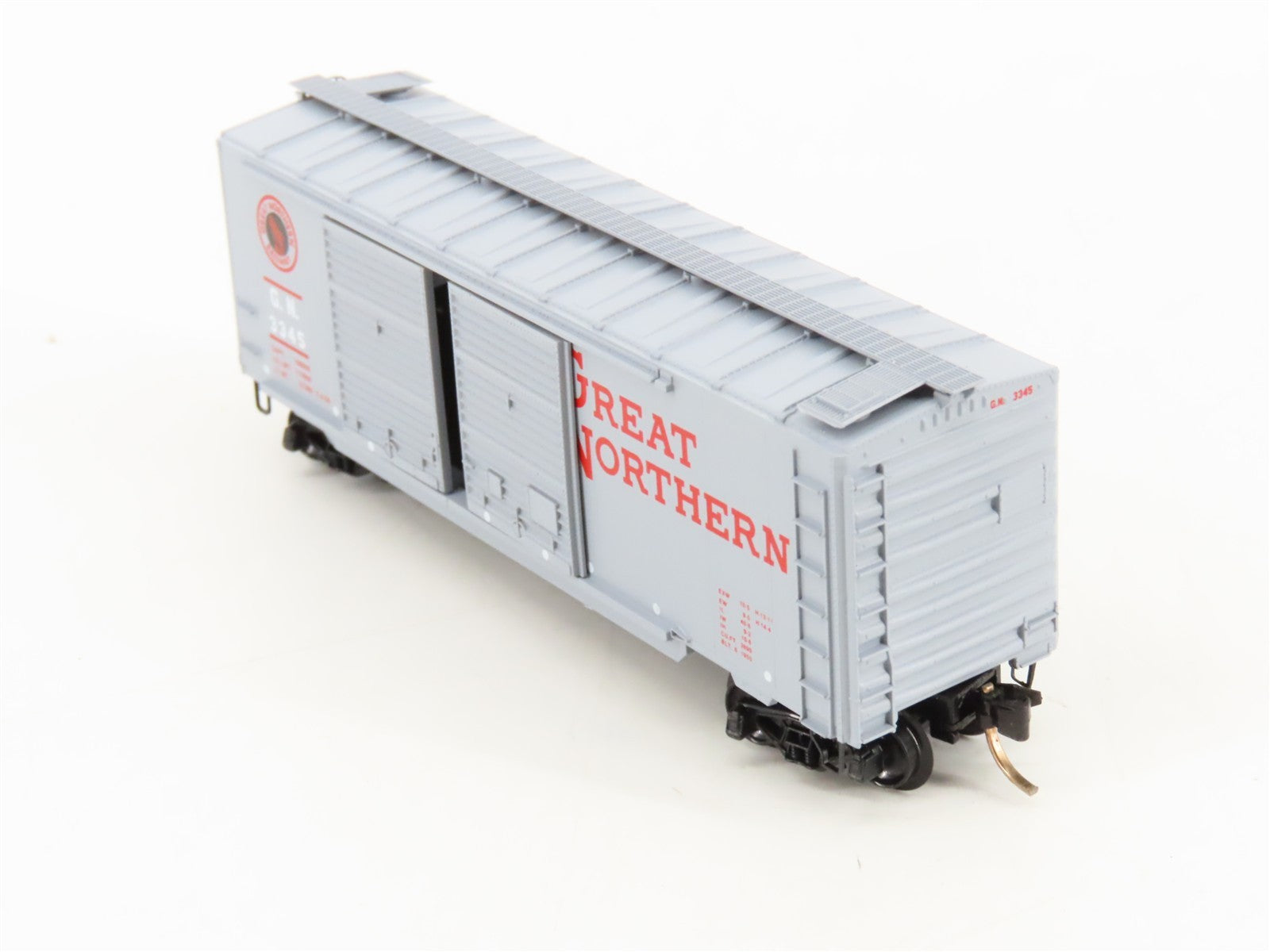 N Scale Micro-Trains MTL 23180 GN Great Northern 40' Double Door Boxcar 3345 RTR