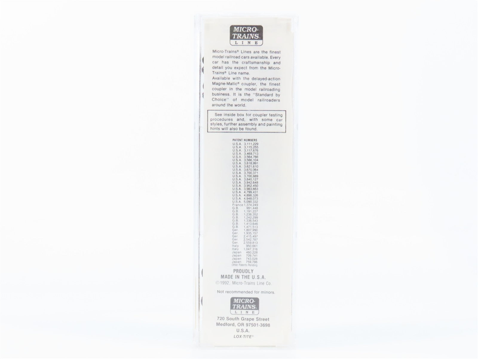 N Scale Micro-Trains MTL 33050 UP Union Pacific 50' Box Car 170523 RTR